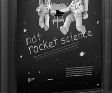 Not Rocket Science ad series