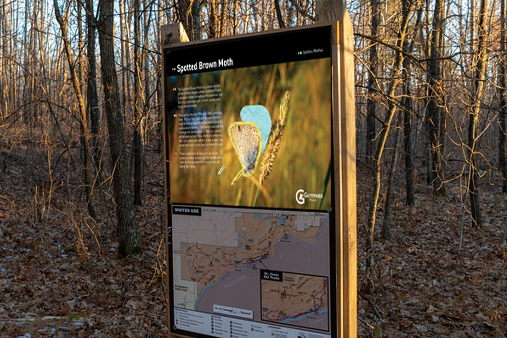 Gottfried Trail sign